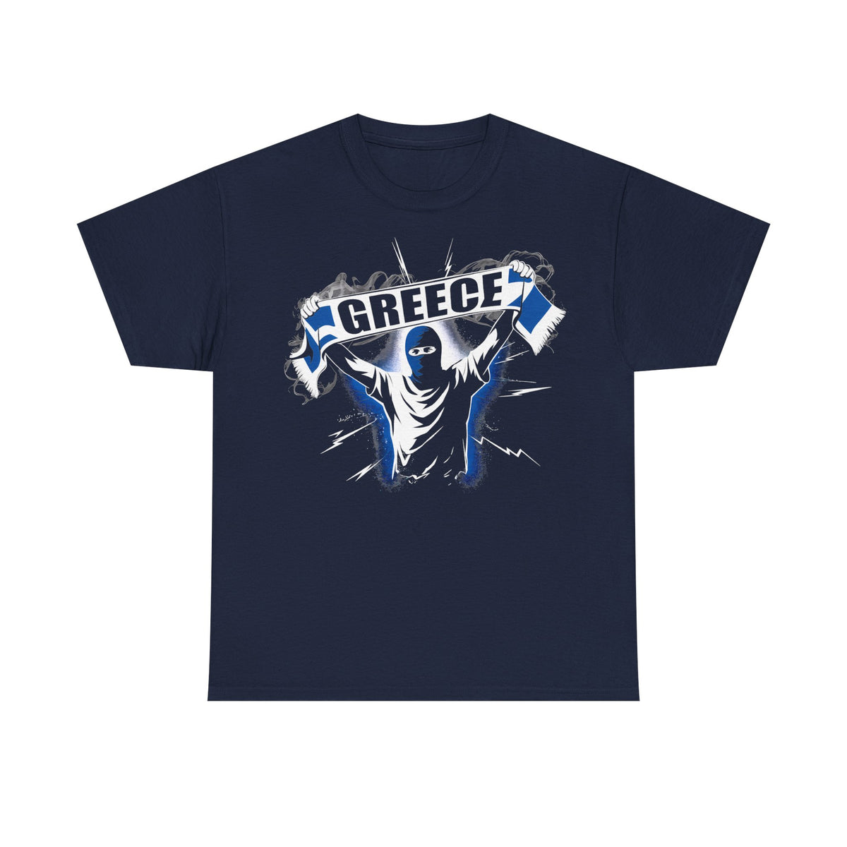 Grecia Grecia hooligan bandera escudo patria fútbol deporte aficionado idea de regalo - camiseta unisex