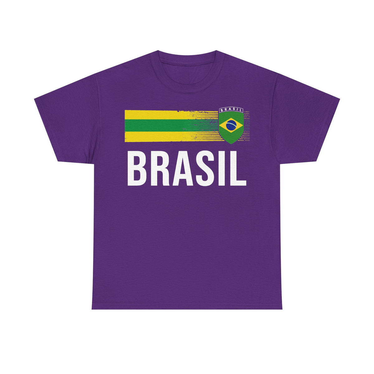 Brazil Brasilien Wappen Flagge Sport Fan Fußball Geschenkidee - Unisex T-Shirt