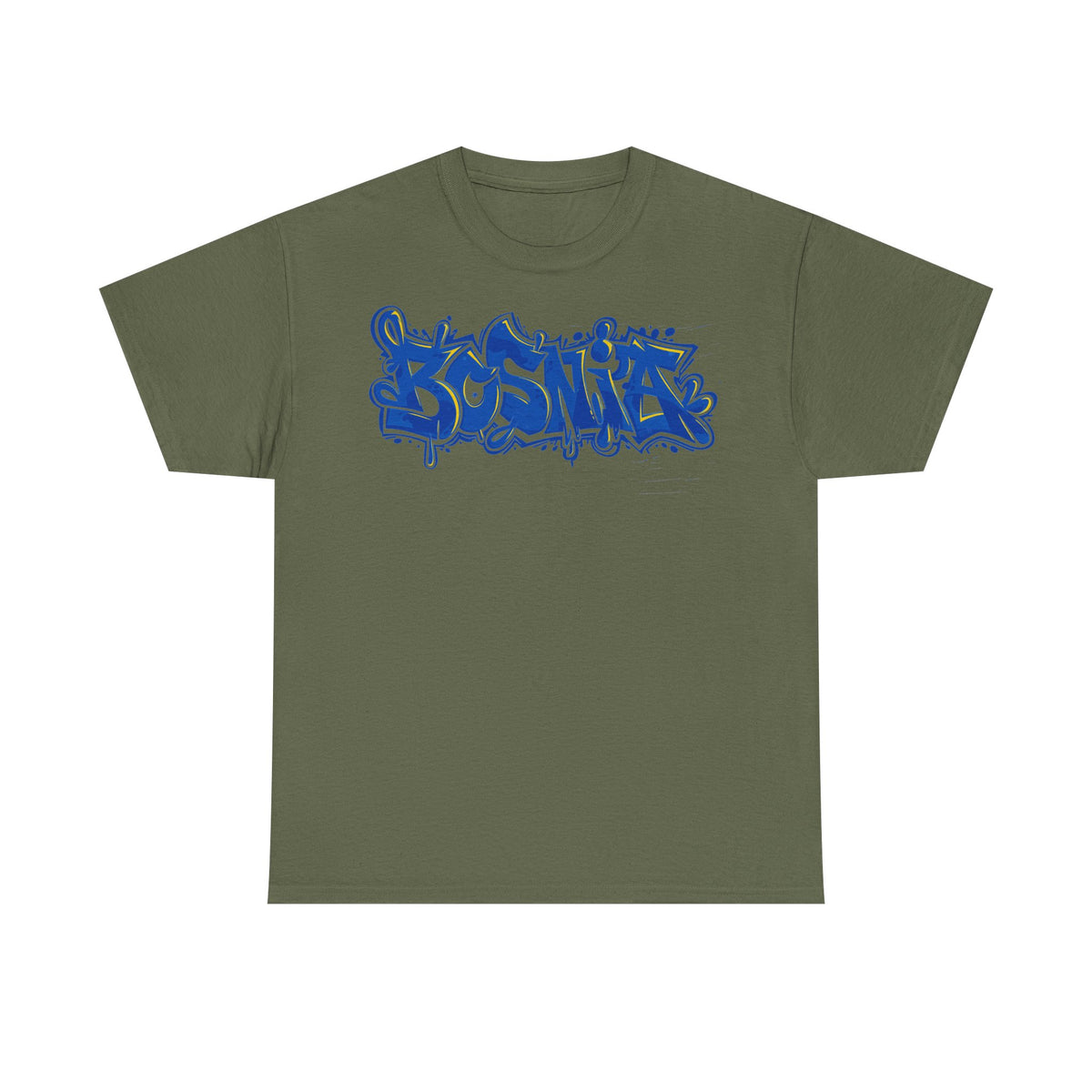 Bosnia escudo bandera orgullo patria aficionado al fútbol idea de regalo - Camiseta unisex