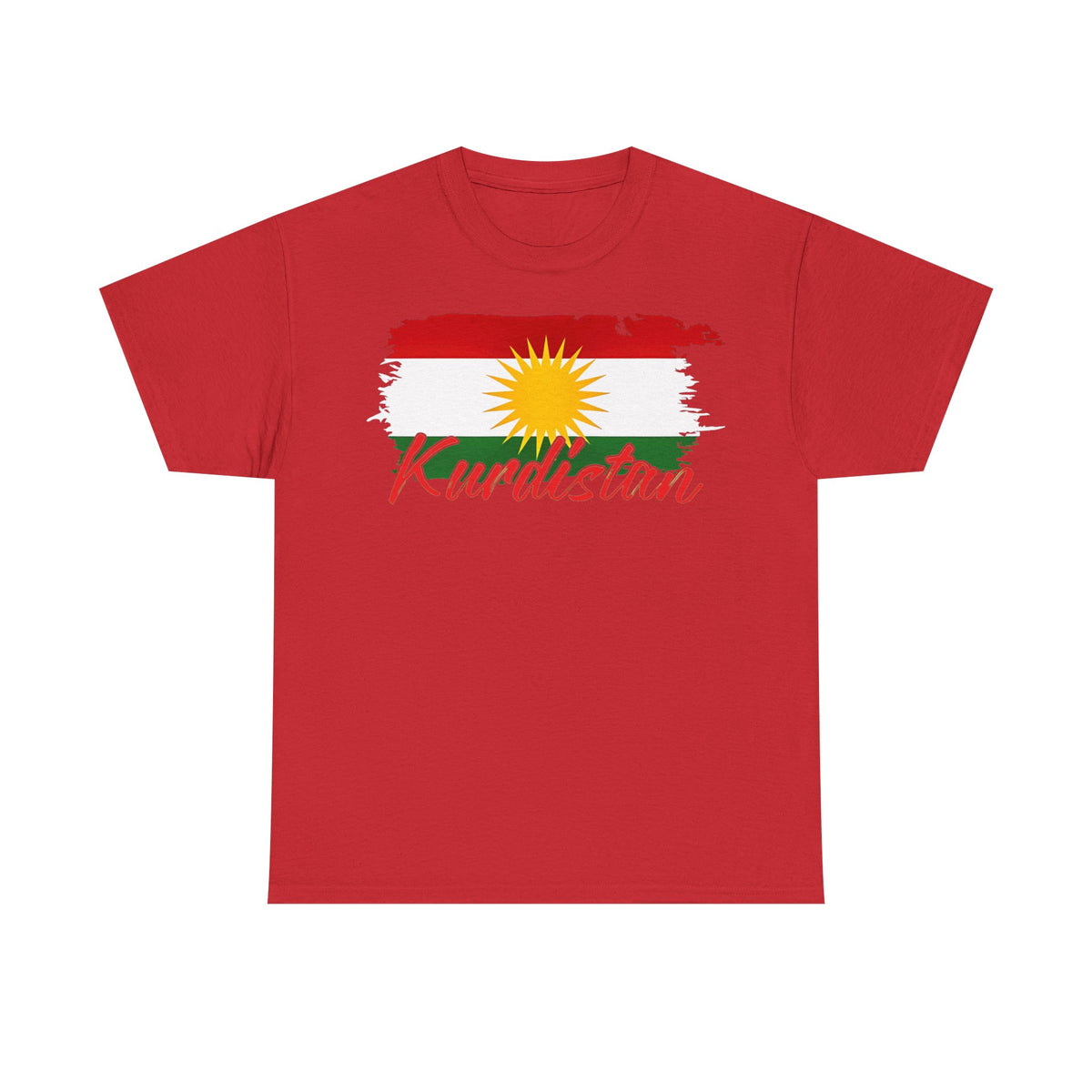 Kurdistán Azadi Escudo Bandera Patria Newroz Regalo - Camiseta unisex