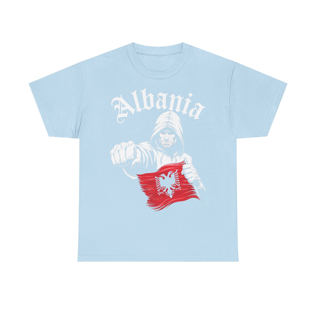 Albania Hooligan Wappen Shqiptar Flagge Adler Fußball Fan Sport - Unisex T Shirt