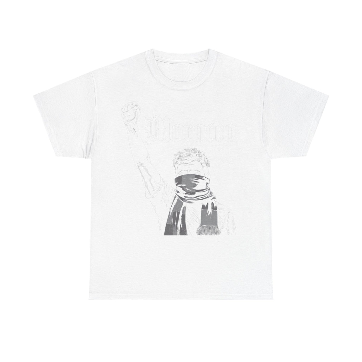 Escudo de hooligan de Marruecos Bandera de Marruecos Fútbol Aficionado Deporte Idea de regalo - Camiseta unisex