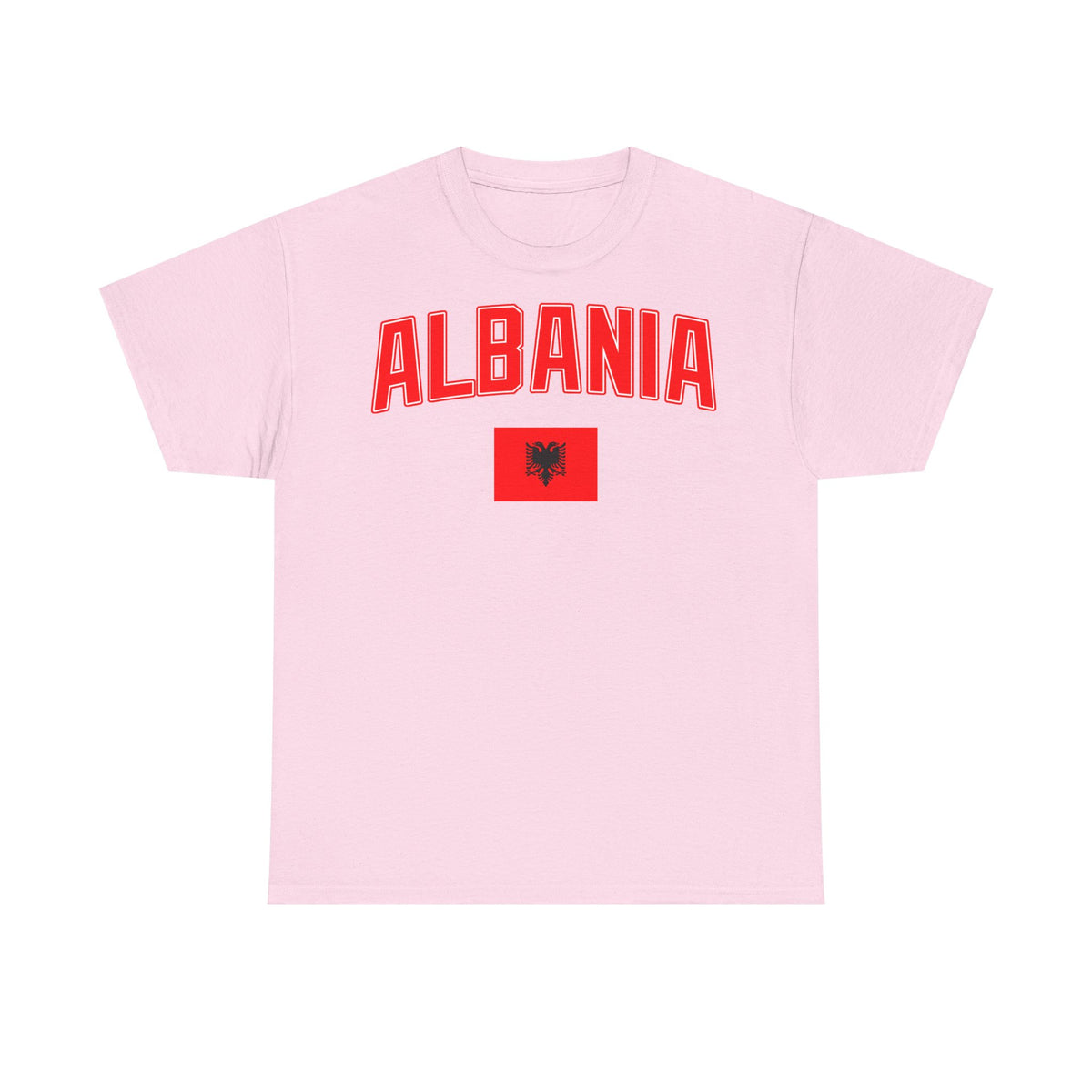 Camiseta unisex de Albania, escudo albanés, bandera, águila, fútbol, aficionado, deporte
