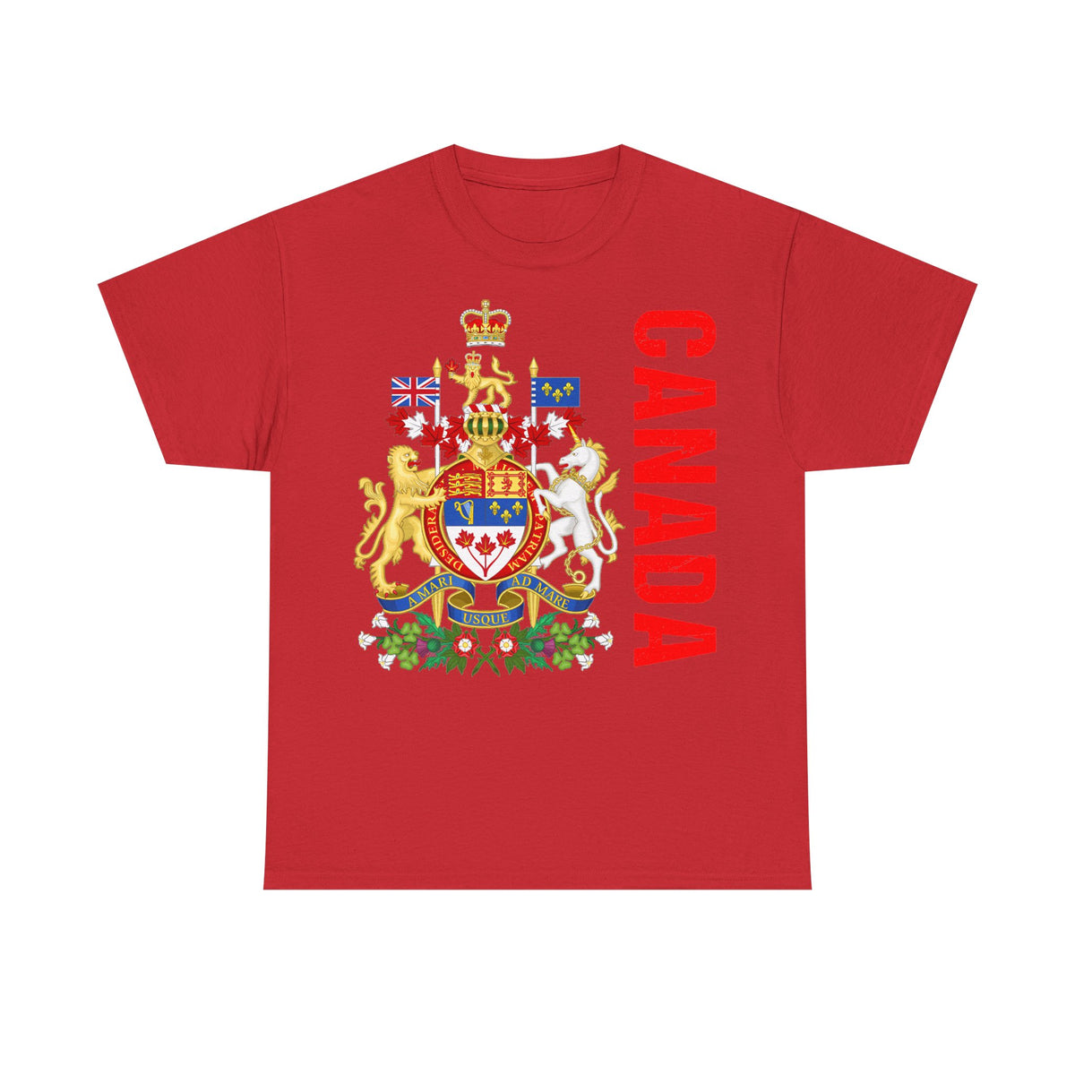 Canada Kanada Wappen Flagge Fan Sport Fußball Geschenkidee - Unisey T-Shirt