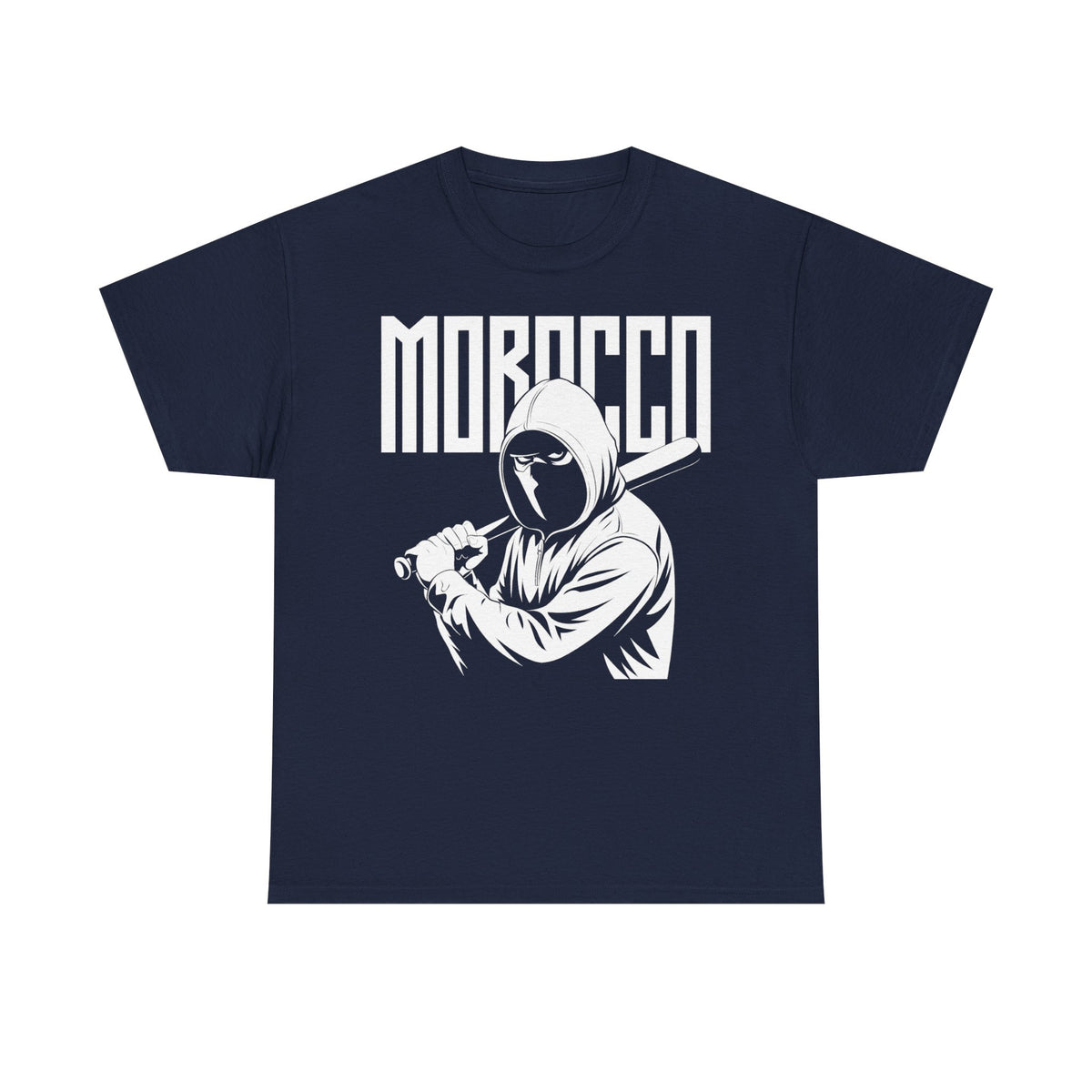 Escudo de hooligan de Marruecos Bandera de Marruecos Fútbol Aficionado Deporte Idea de regalo - Camiseta unisex
