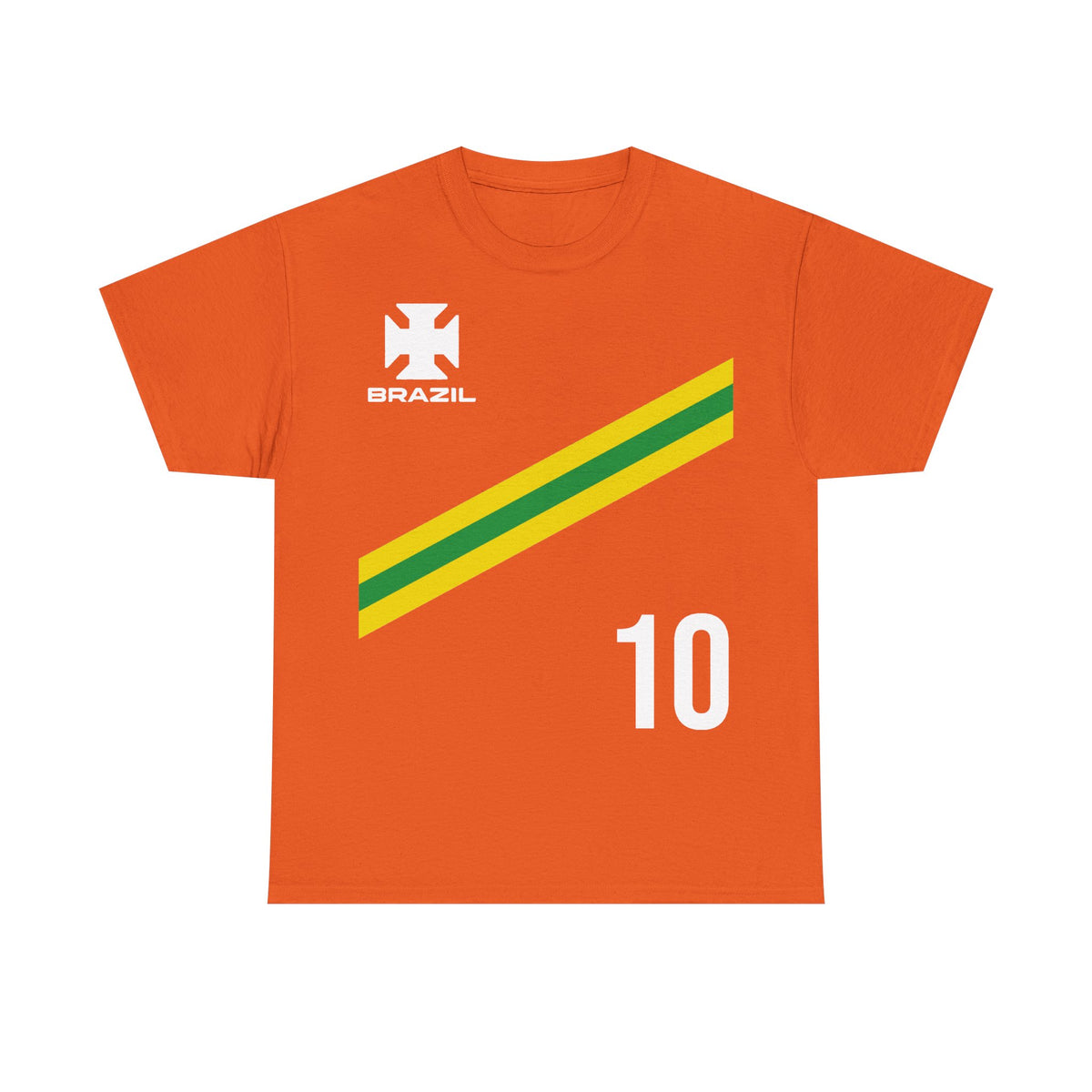 Brazil Brasilien Wappen Flagge Sport Fan Fußball Geschenkidee - Unisex T-Shirt