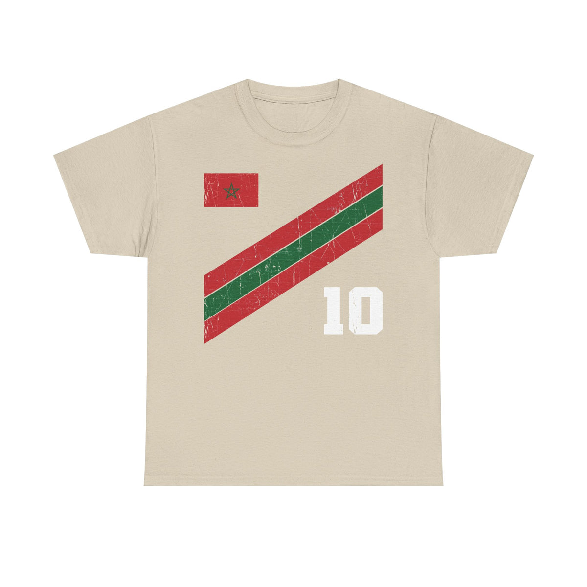 Marruecos Escudo Morocco Bandera Orgullo Fútbol Fan Deporte FIdea de regalo - Camiseta unisex