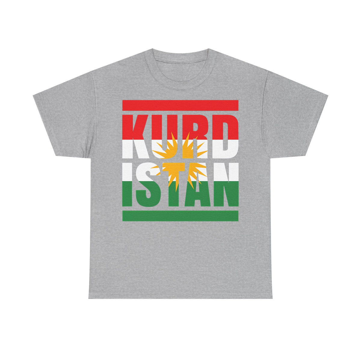 Kurdistán Azadi Escudo Bandera Patria Newroz Regalo - Camiseta unisex