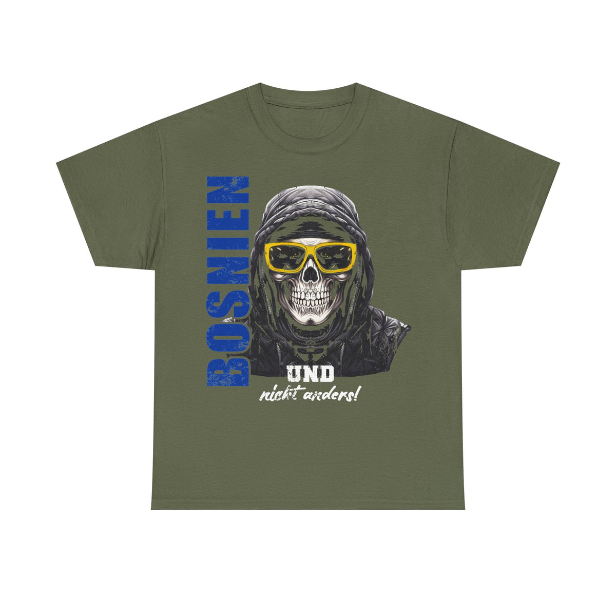 Bosnia Wappen Flagge Stolz Heimat Fußball fan Geschenkidee - Unisex T-Shirt