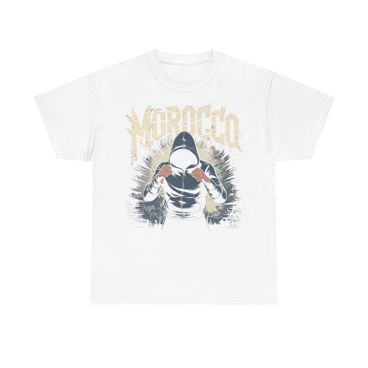 Escudo de hooligan de Marruecos Bandera de Marruecos Fútbol Aficionado Deporte Idea de regalo - Camiseta unisex