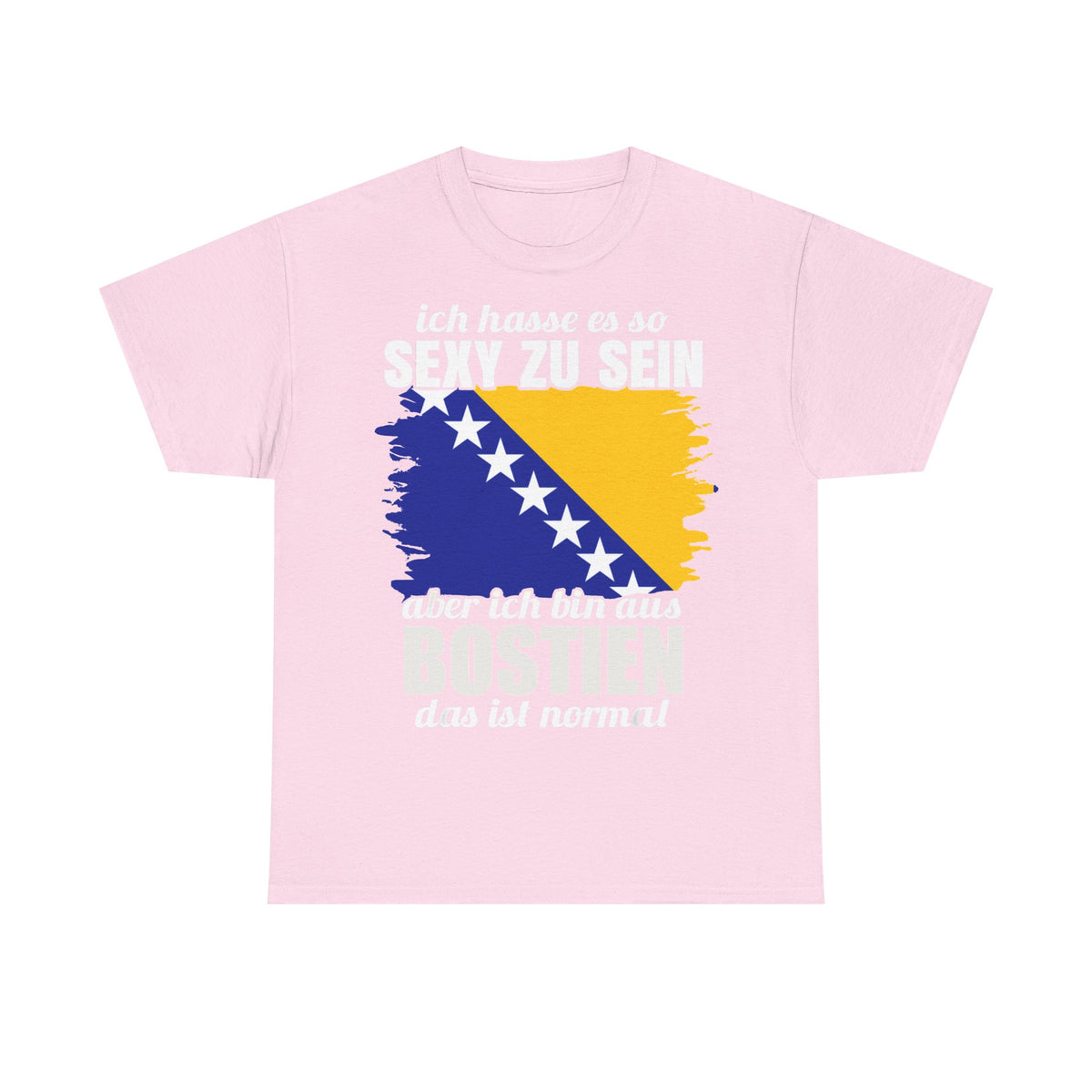 Bosnia Wappen Flagge Stolz Heimat Fußball fan Geschenkidee - Unisex T-Shirt