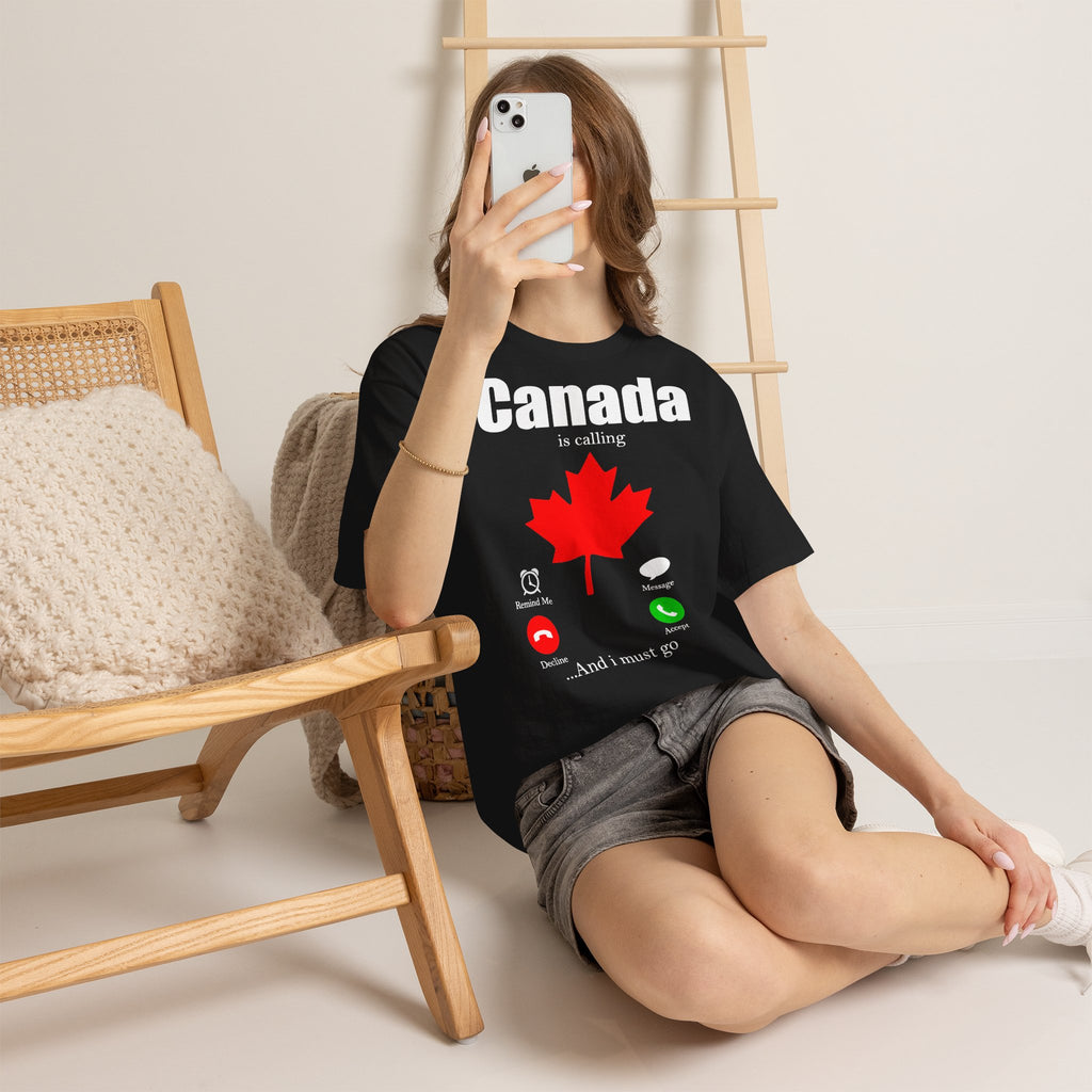 Canada Kanada Wappen Flagge Fan Sport Fußball Geschenkidee - Unisey T-Shirt