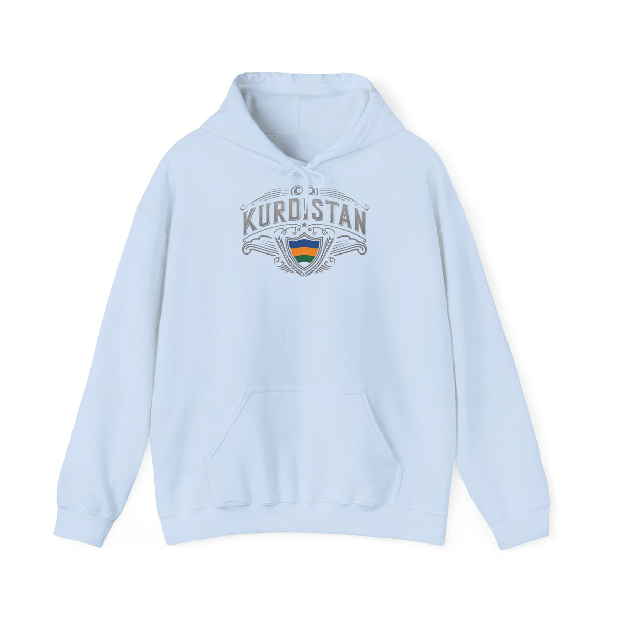 Kurdistan hooligan patria orgoglio stemma bandiera sport calcio tifoso regalo - Felpa con cappuccio unisex