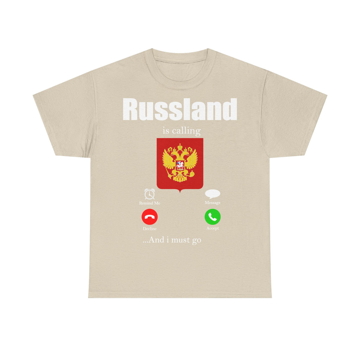 Rusia Rusia Moscú águila bandera escudo regalo deporte aficionado moda - Camiseta unisex
