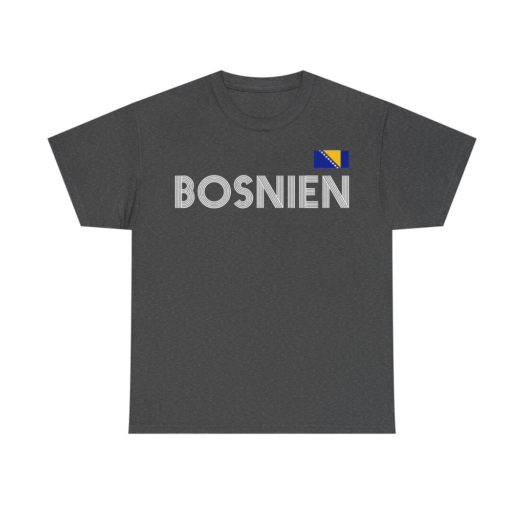 Bosnia Wappen Flagge Stolz Heimat Fußball fan Geschenkidee - Unisex T-Shirt