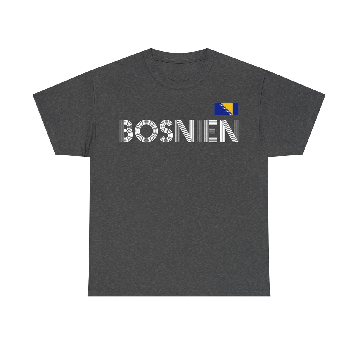 Bosnia Wappen Flagge Stolz Heimat Fußball fan Geschenkidee - Unisex T-Shirt