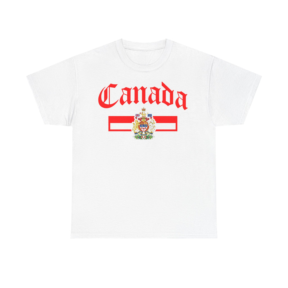Canada Kanada Wappen Flagge Fan Sport Fußball Geschenkidee - Unisey T-Shirt