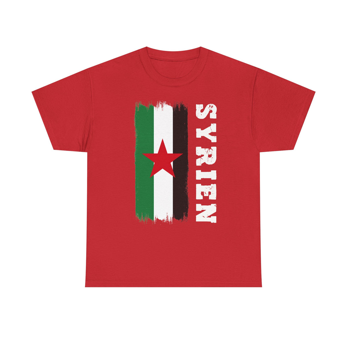 Syria Syrien Wappen Flagge Heimat Sport Fan Geschenkidee - Unisex T-Shirt
