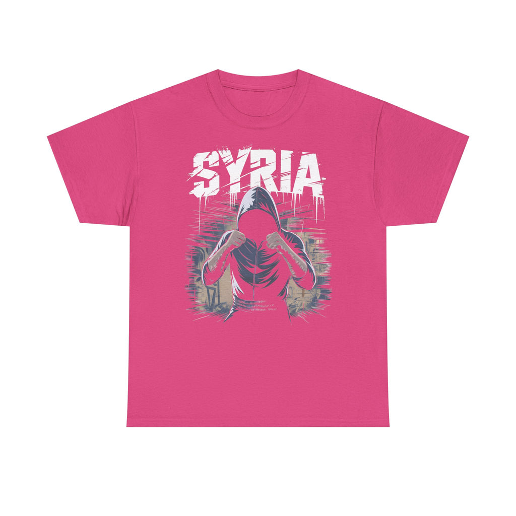 Syria Syrien Hooligan Wappen Flagge Heimat Sport Fußball Fan Geschenkidee - Unisex T-Shirt