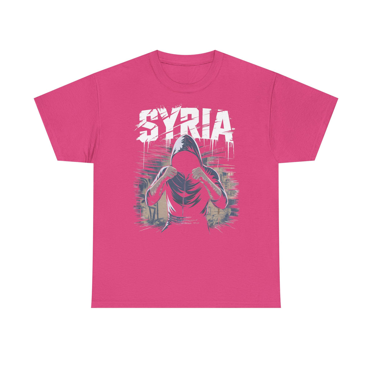 Syria Syrien Hooligan Wappen Flagge Heimat Sport Fußball Fan Geschenkidee - Unisex T-Shirt