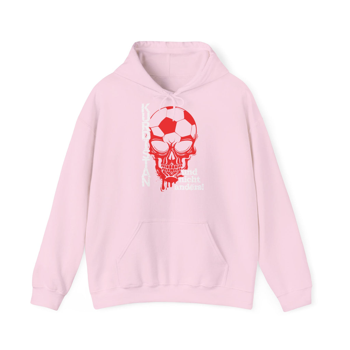 Kurdistan patria orgoglio stemma bandiera sport calcio regalo per tifosi - felpa con cappuccio unisex
