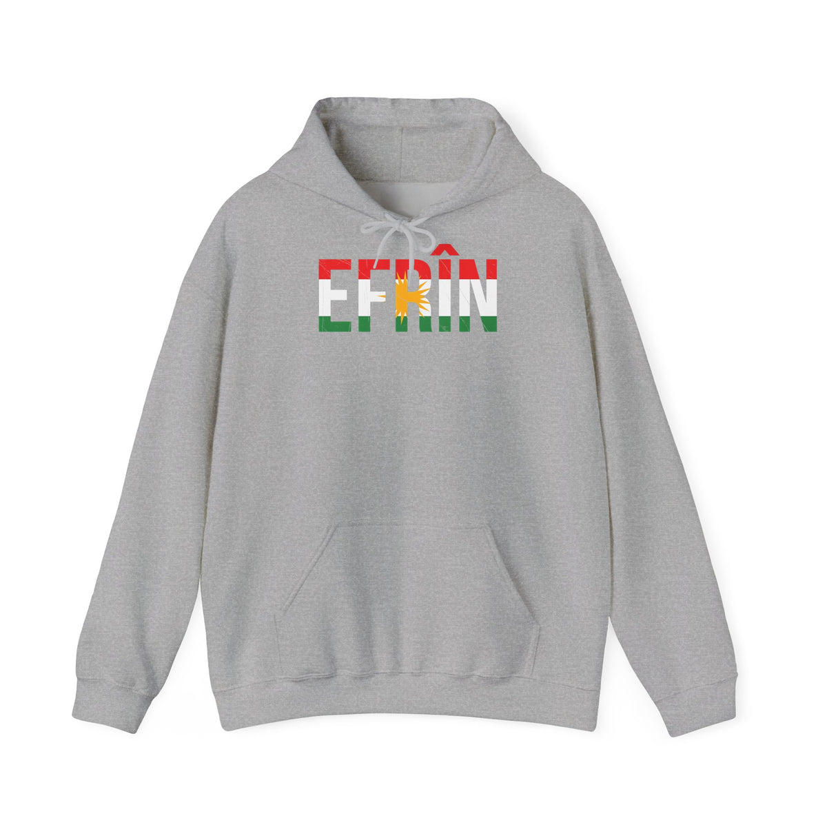 Kurdistan patria orgoglio stemma bandiera sport calcio regalo per tifosi - felpa con cappuccio unisex