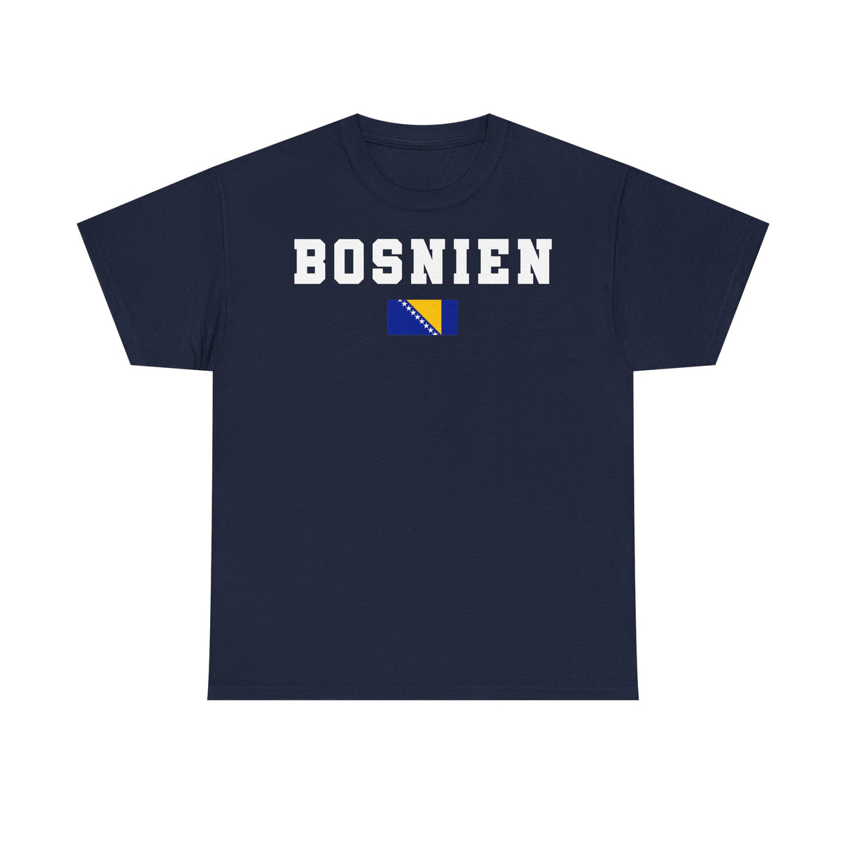 Bosnia Wappen Flagge Stolz Heimat Fußball fan Geschenkidee - Unisex T-Shirt