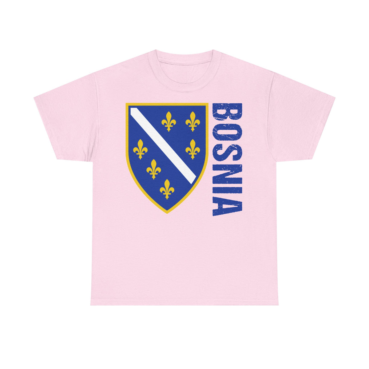 Bosnia escudo bandera orgullo patria aficionado al fútbol idea de regalo - Camiseta unisex