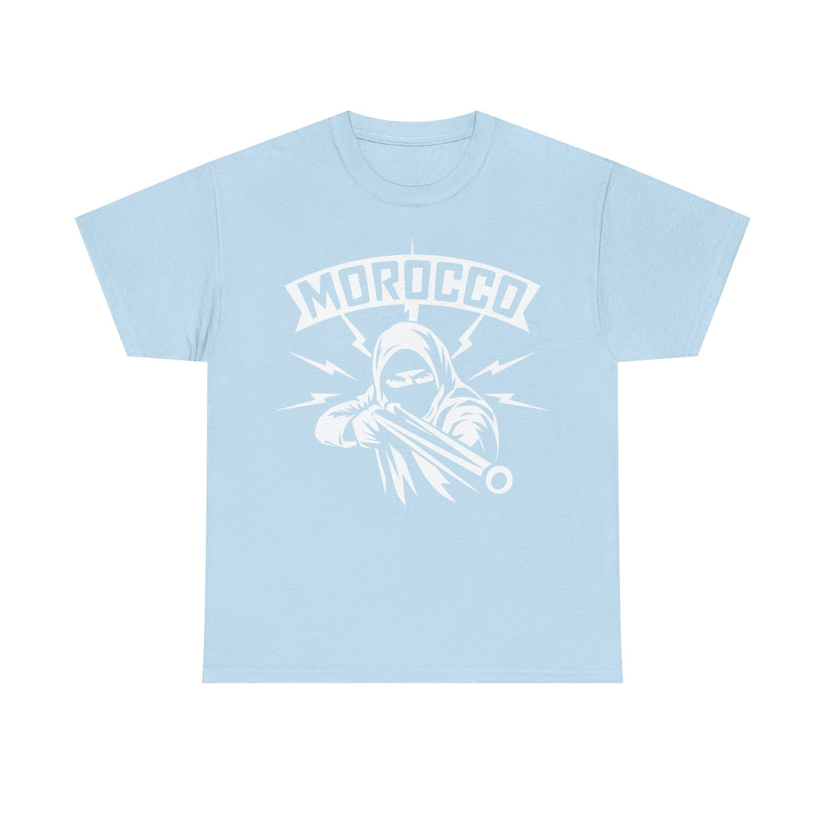 Escudo de hooligan de Marruecos Bandera de Marruecos Fútbol Aficionado Deporte Idea de regalo - Camiseta unisex