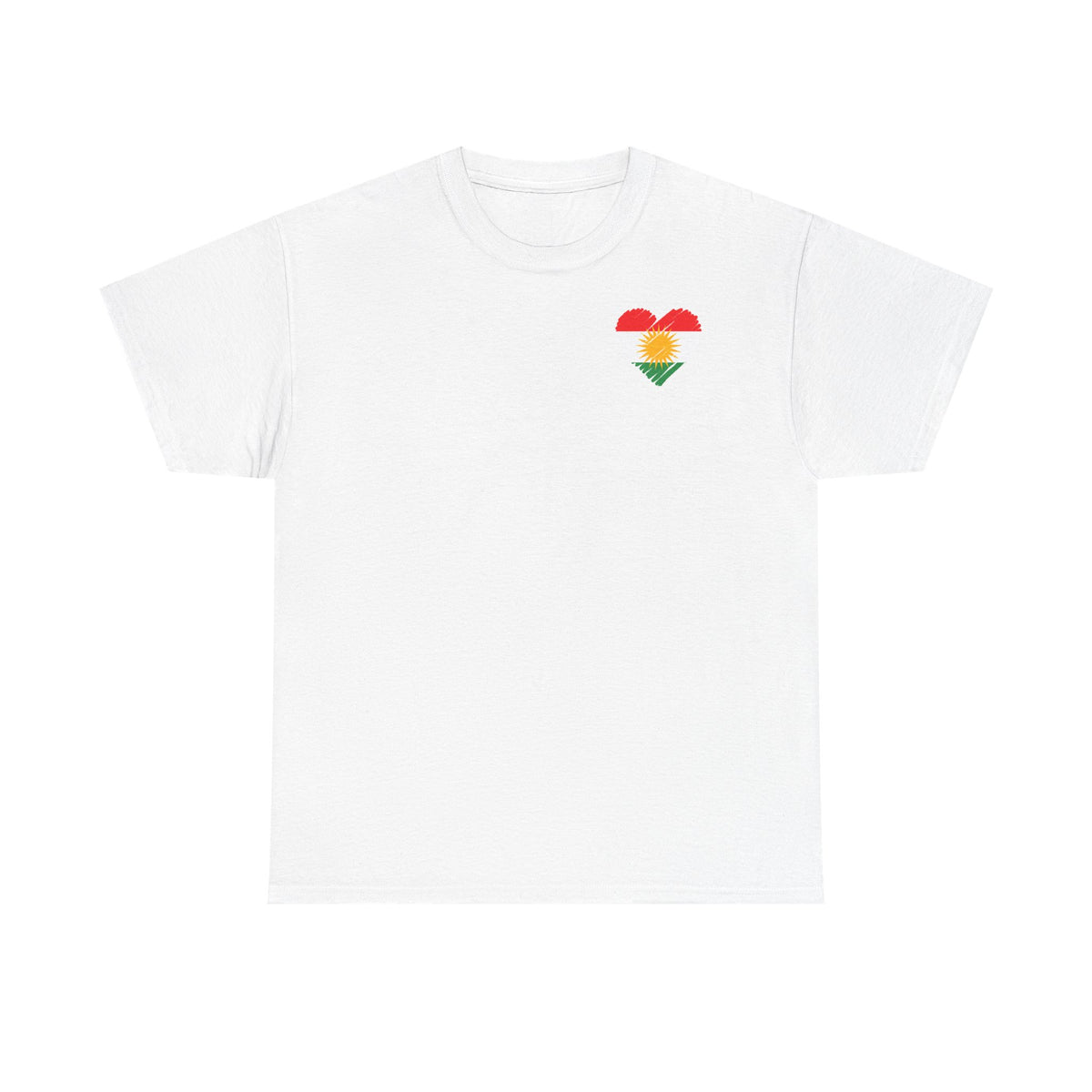 Kurdistán Azadi Escudo Bandera Patria Newroz Regalo - Camiseta unisex