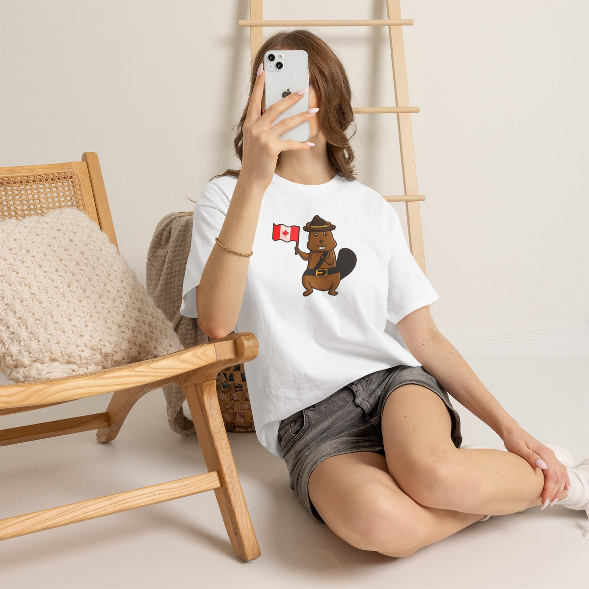 Canada Kanada Wappen Flagge Fan Sport Fußball Geschenkidee - Unisey T-Shirt