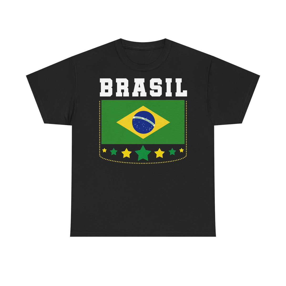 Brazil Brasilien Wappen Flagge Sport Fan Fußball Geschenkidee - Unisex T-Shirt