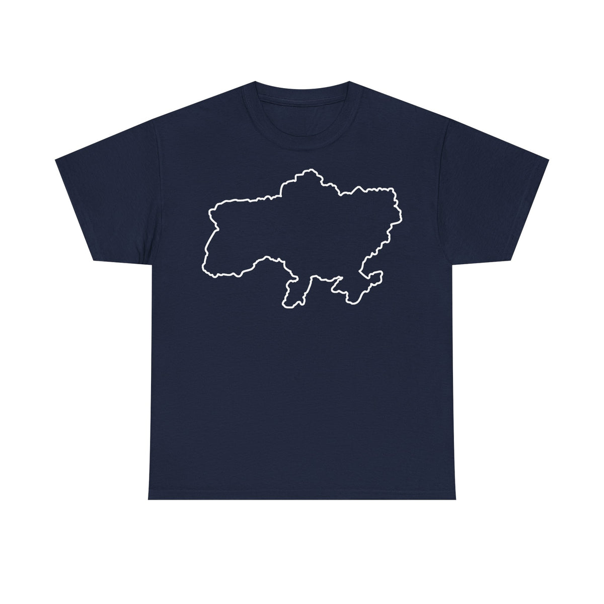Bandera de Ucrania escudo idea de regalo afición al deporte moda vintage - Camiseta unisex