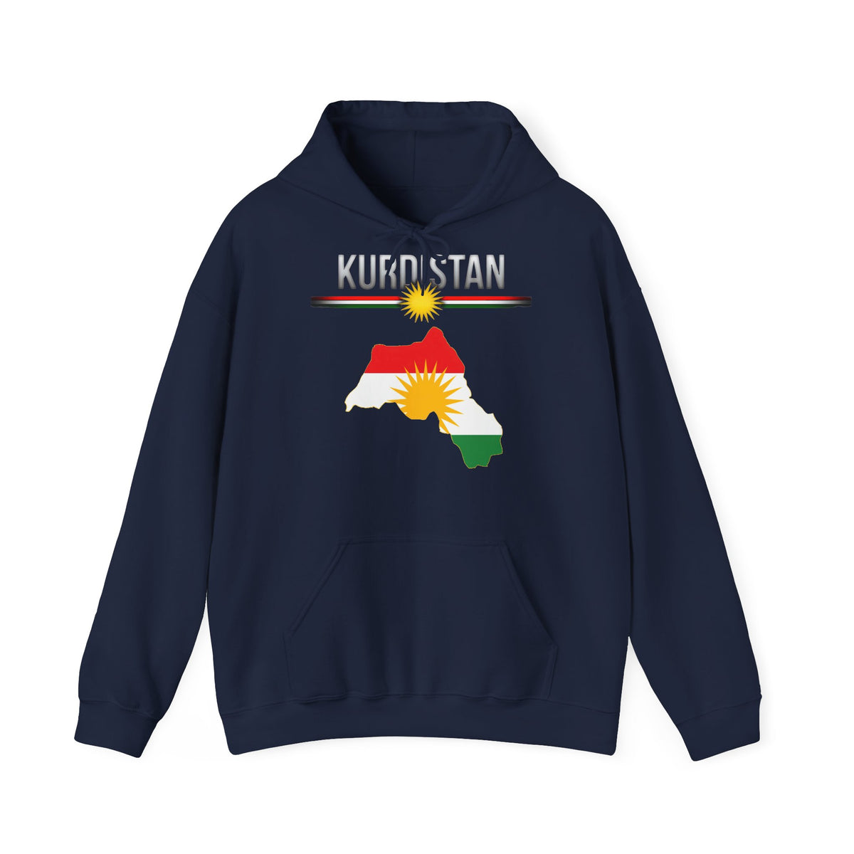 Kurdistan Pride Stolz Heimat Flagge Sonne - Unisex Hoodie