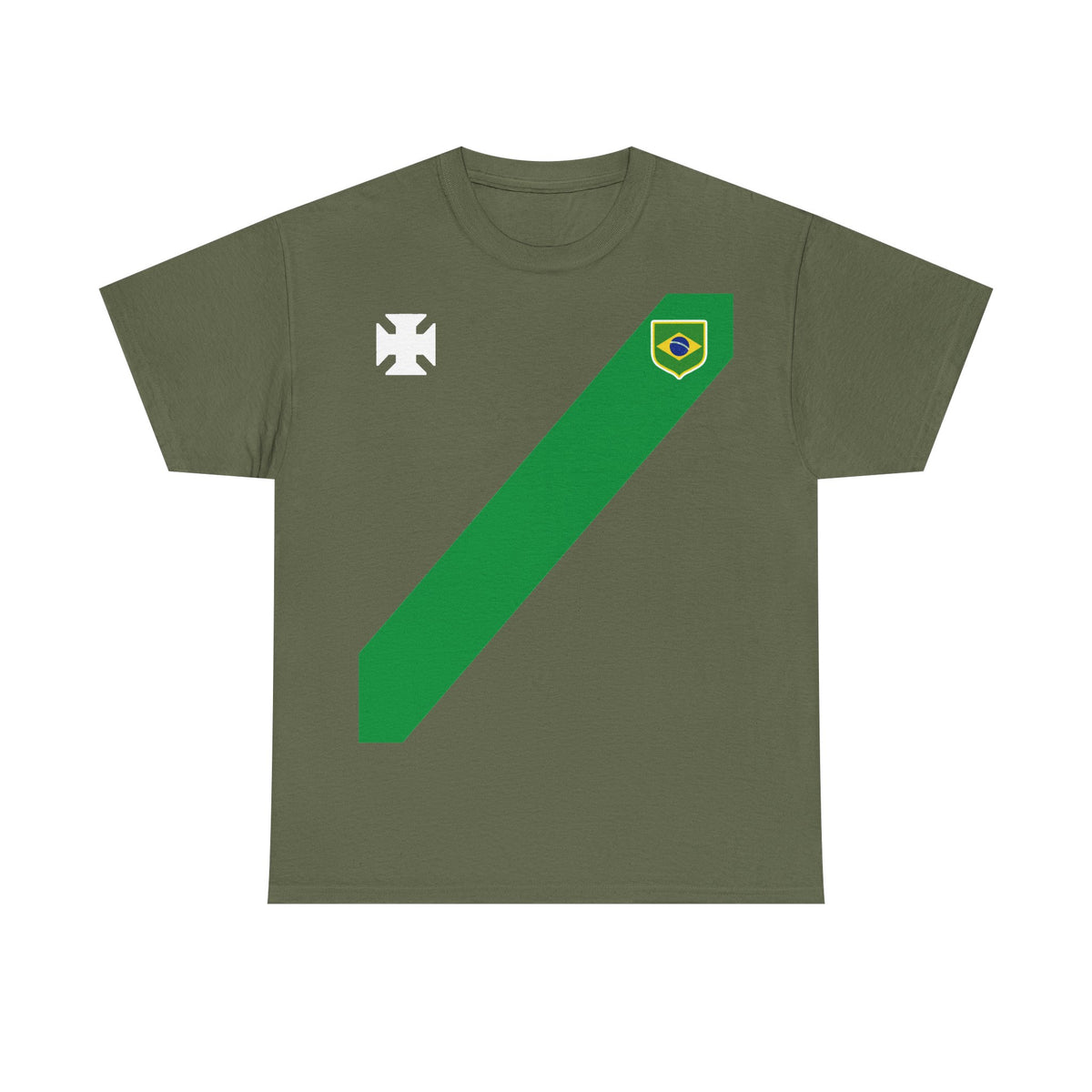 Brazil Brasilien Wappen Flagge Sport Fan Fußball Geschenkidee - Unisex T-Shirt