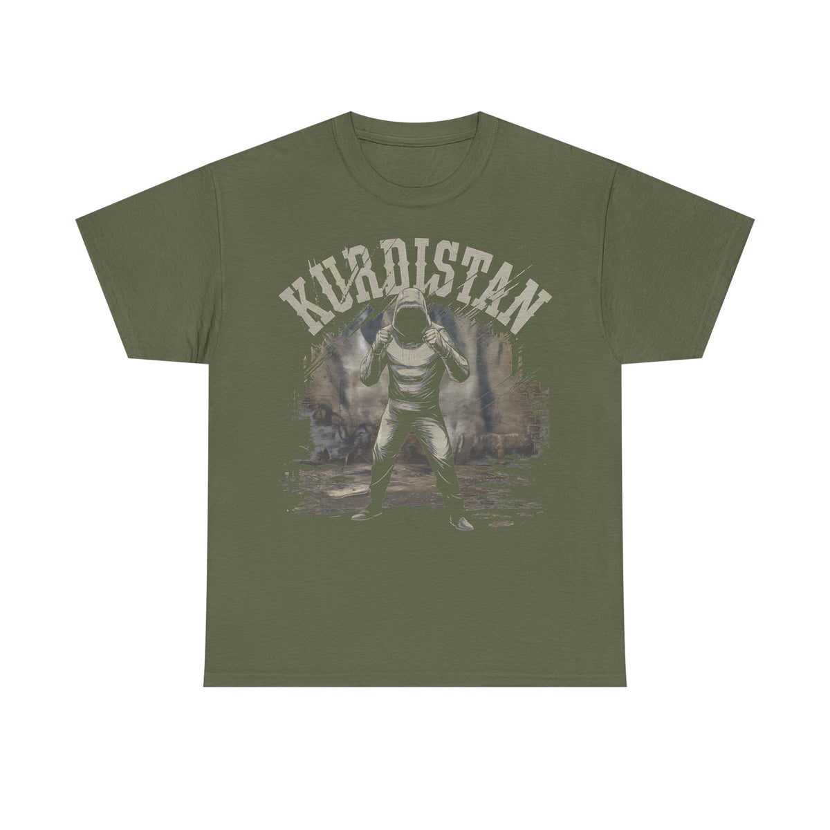 Camiseta unisex con escudo, bandera y regalo para los aficionados del Kurdistán: Azadi, patria
