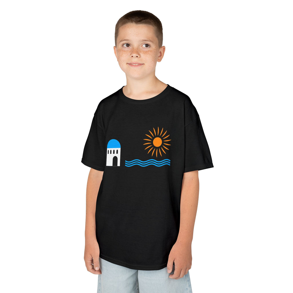 Greece Griechenland Flagge Wappen Heimat Fußball Sport Fan Geschenkidee - Für Kinder & Jugendliche Unisex T-Shirt