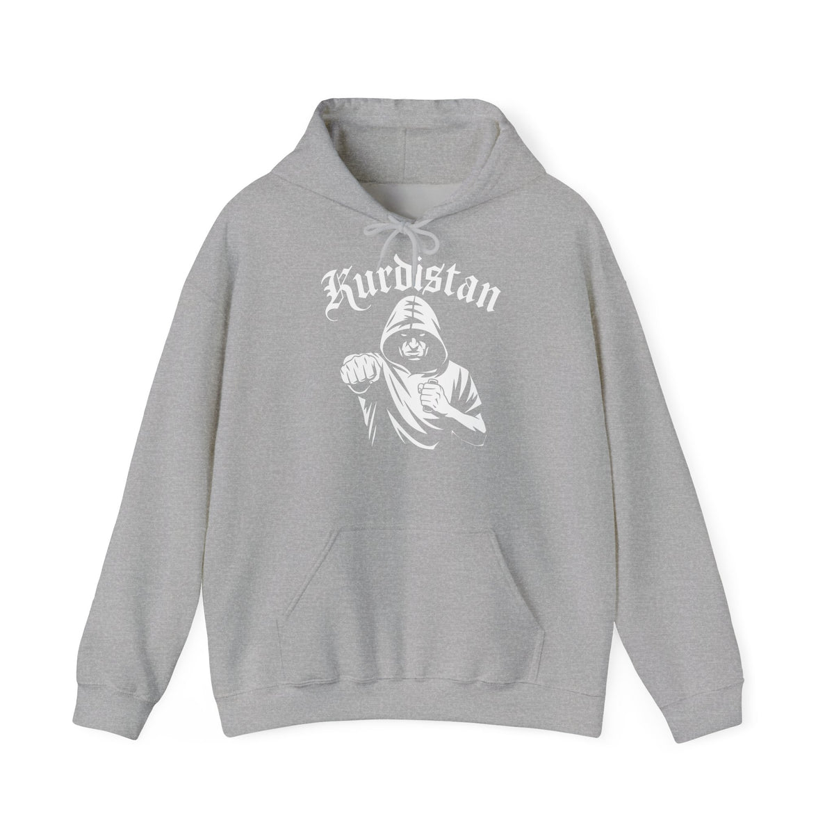 Kurdistan hooligan patria orgoglio stemma bandiera sport calcio tifoso regalo - Felpa con cappuccio unisex