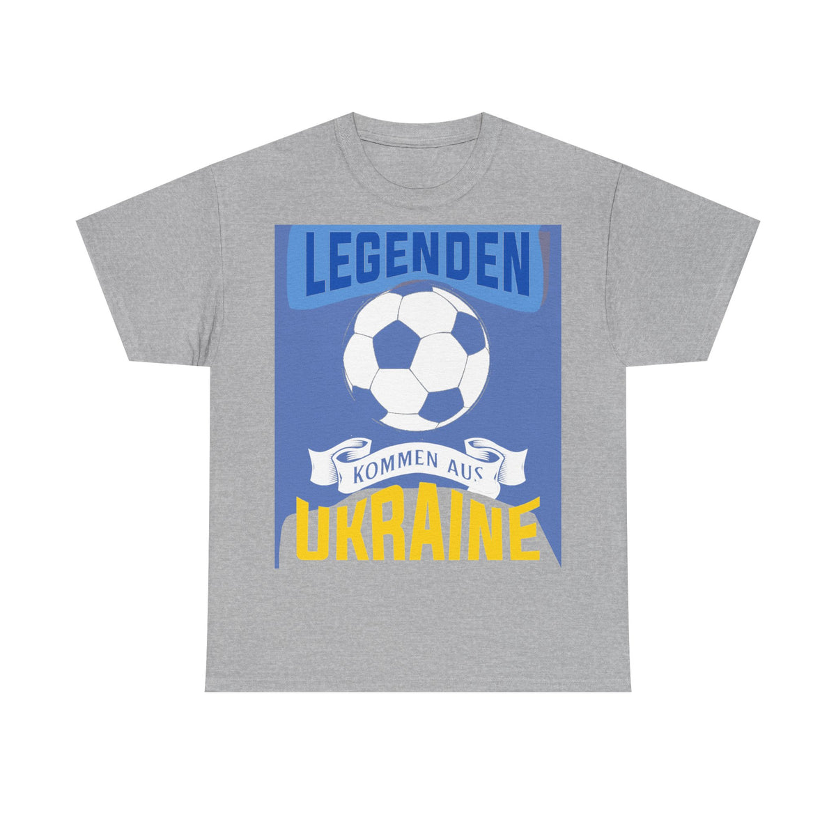 Bandera de Ucrania escudo idea de regalo afición al deporte moda vintage - Camiseta unisex