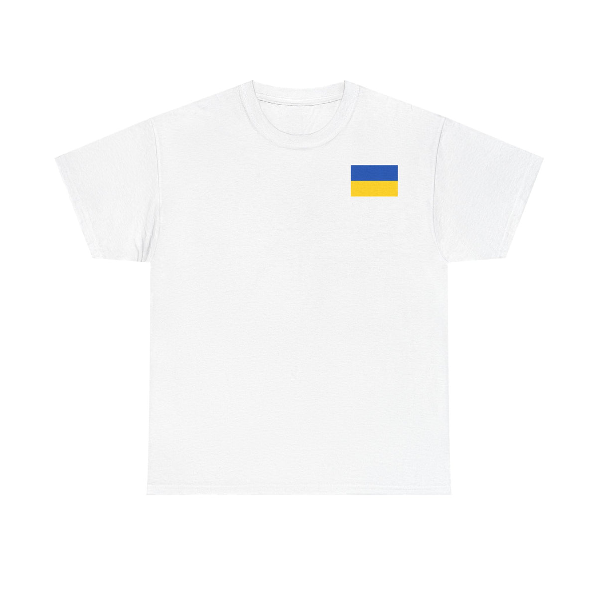 Bandera de Ucrania escudo idea de regalo afición al deporte moda vintage - Camiseta unisex
