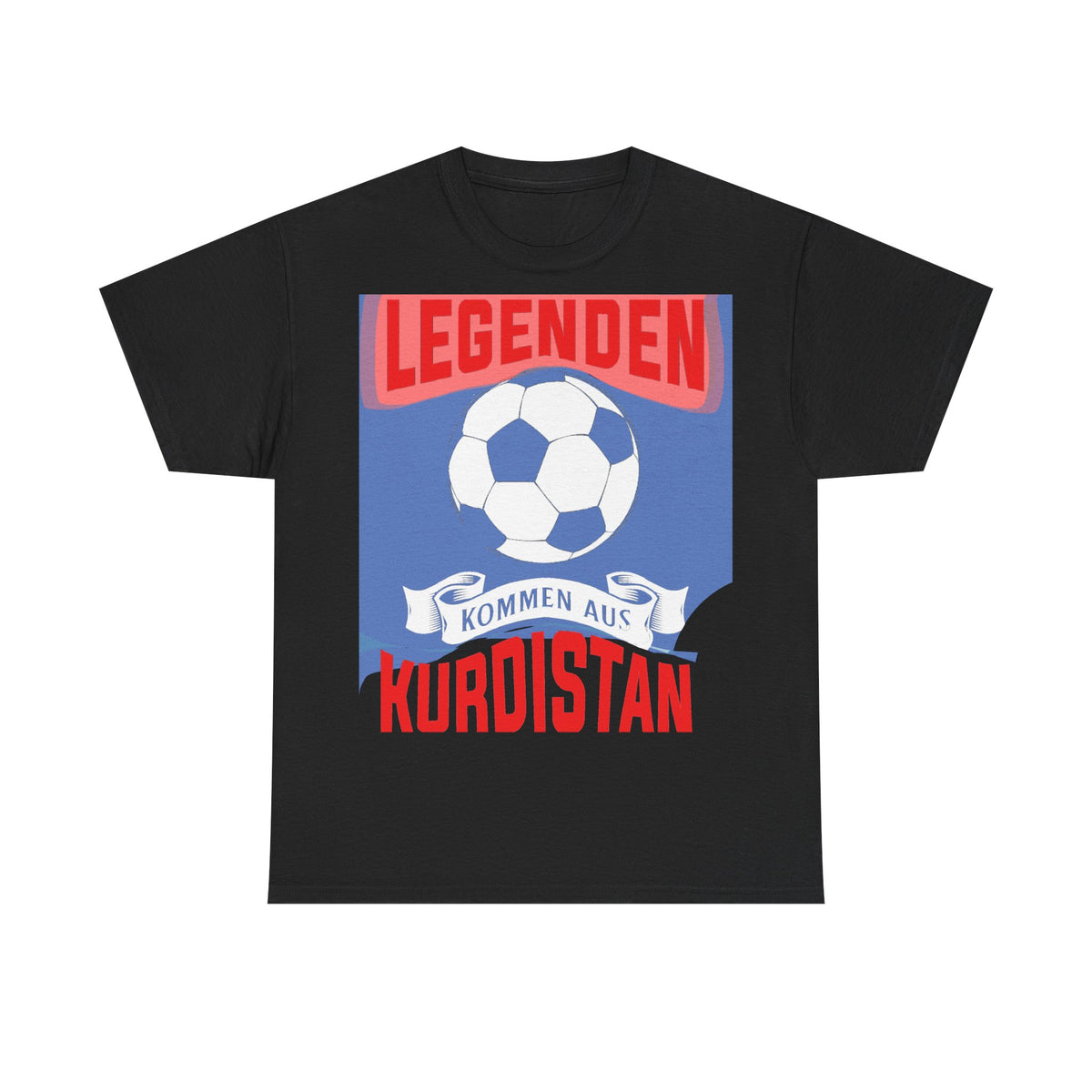 Kurdistán Azadi Escudo Bandera Patria Newroz Regalo - Camiseta unisex