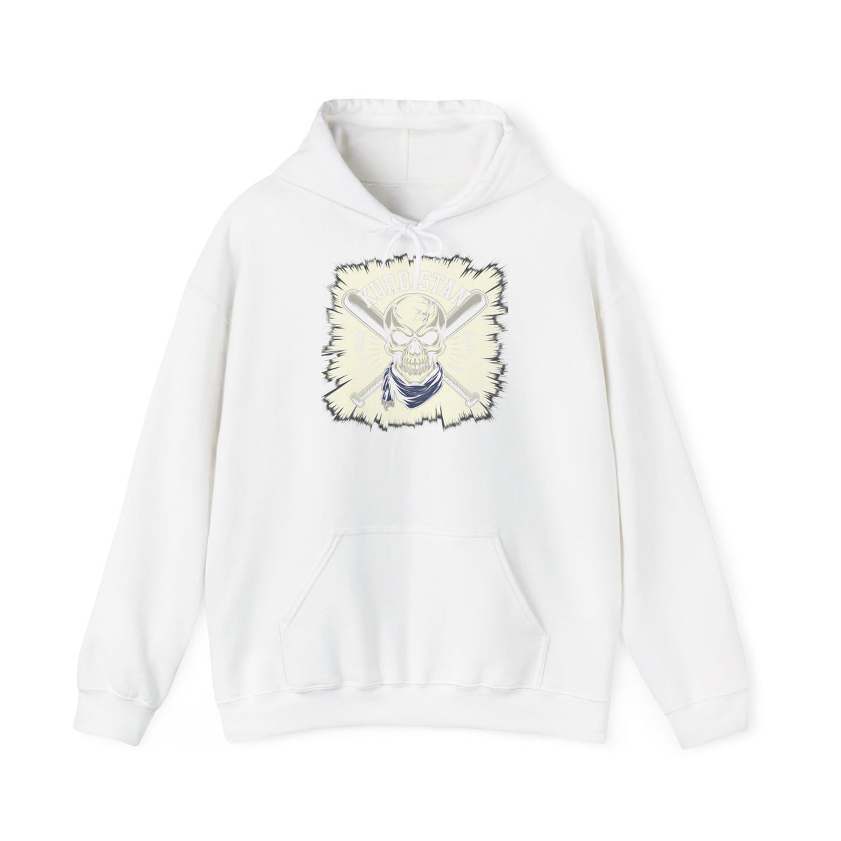 Kurdistan hooligan patria orgoglio stemma bandiera sport calcio tifoso regalo - Felpa con cappuccio unisex