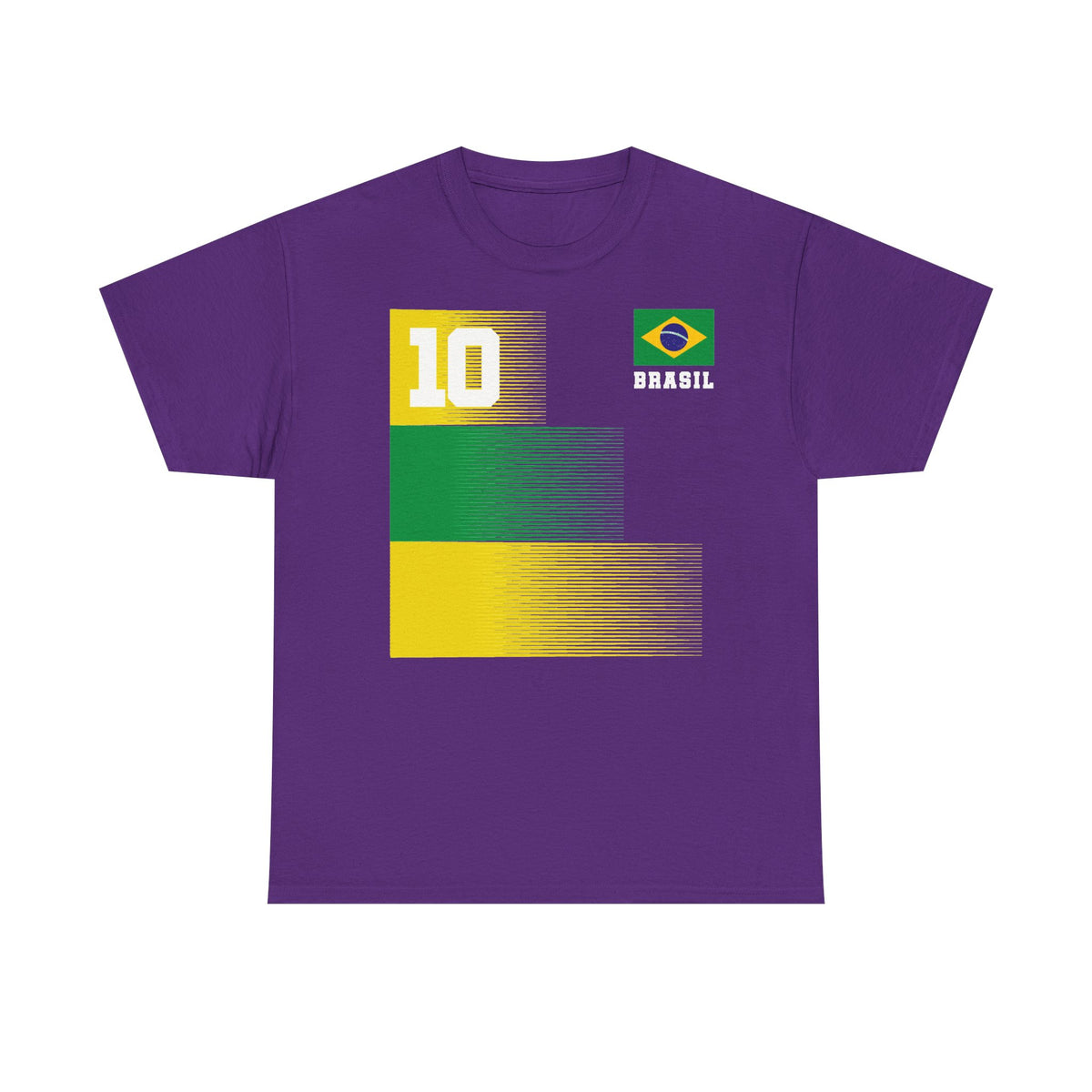 Brazil Brasilien Wappen Flagge Sport Fan Fußball Geschenkidee - Unisex T-Shirt