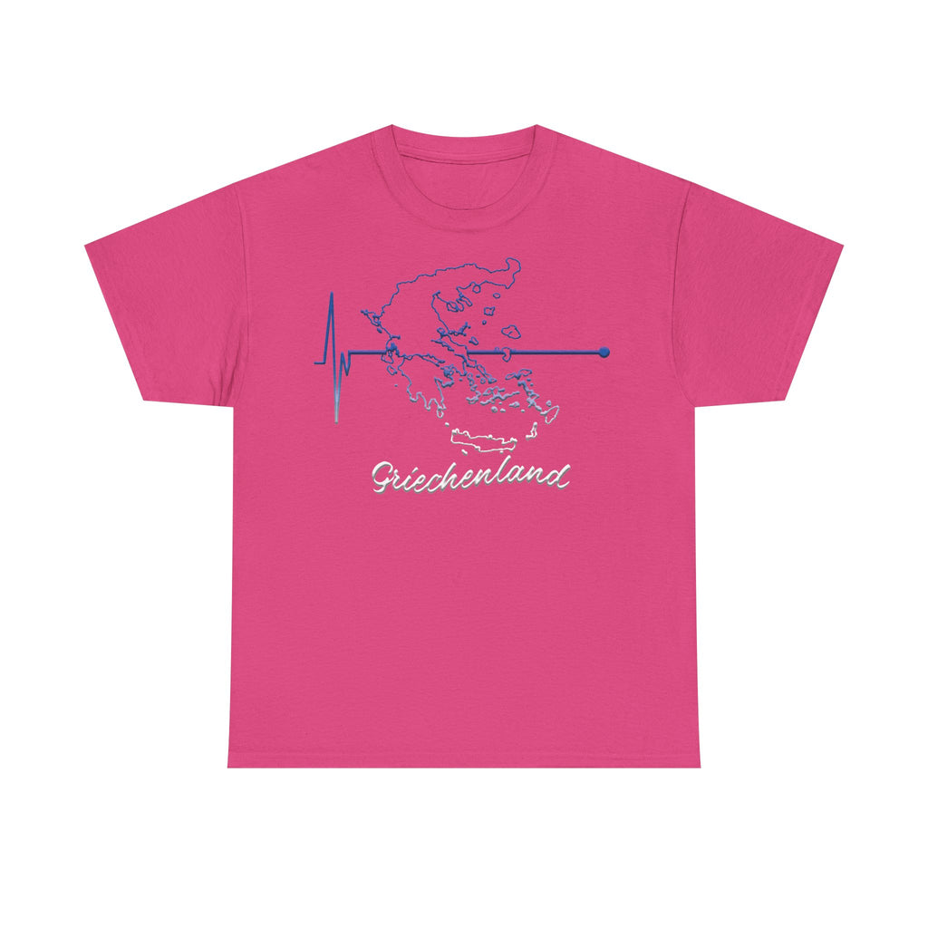 Greece Griechenland Flagge Wappen Heimat Fußball Sport Fan Geschenkidee - Unisex T-Shirt