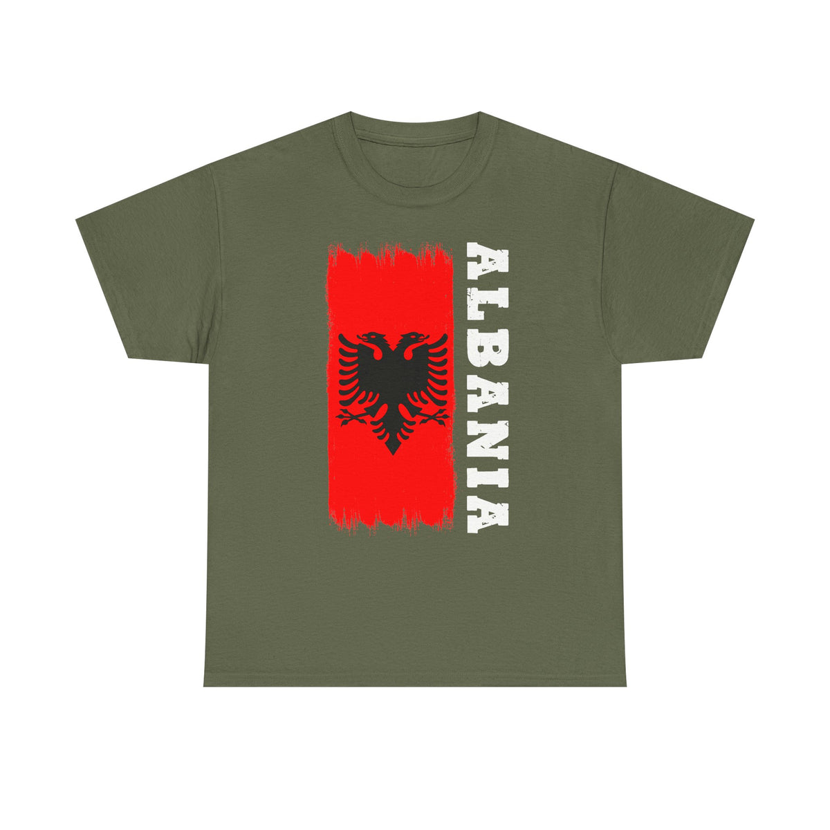 Camiseta unisex de Albania, escudo albanés, bandera, águila, fútbol, aficionado, deporte