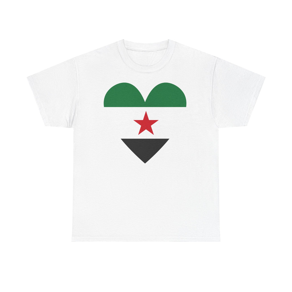 Syria Syrien Wappen Flagge Heimat Sport Fan Geschenkidee - Unisex T-Shirt
