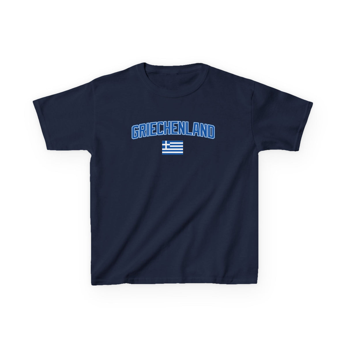 Greece Griechenland Flagge Wappen Heimat Fußball Sport Fan Geschenkidee - Für Kinder & Jugendliche Unisex T-Shirt