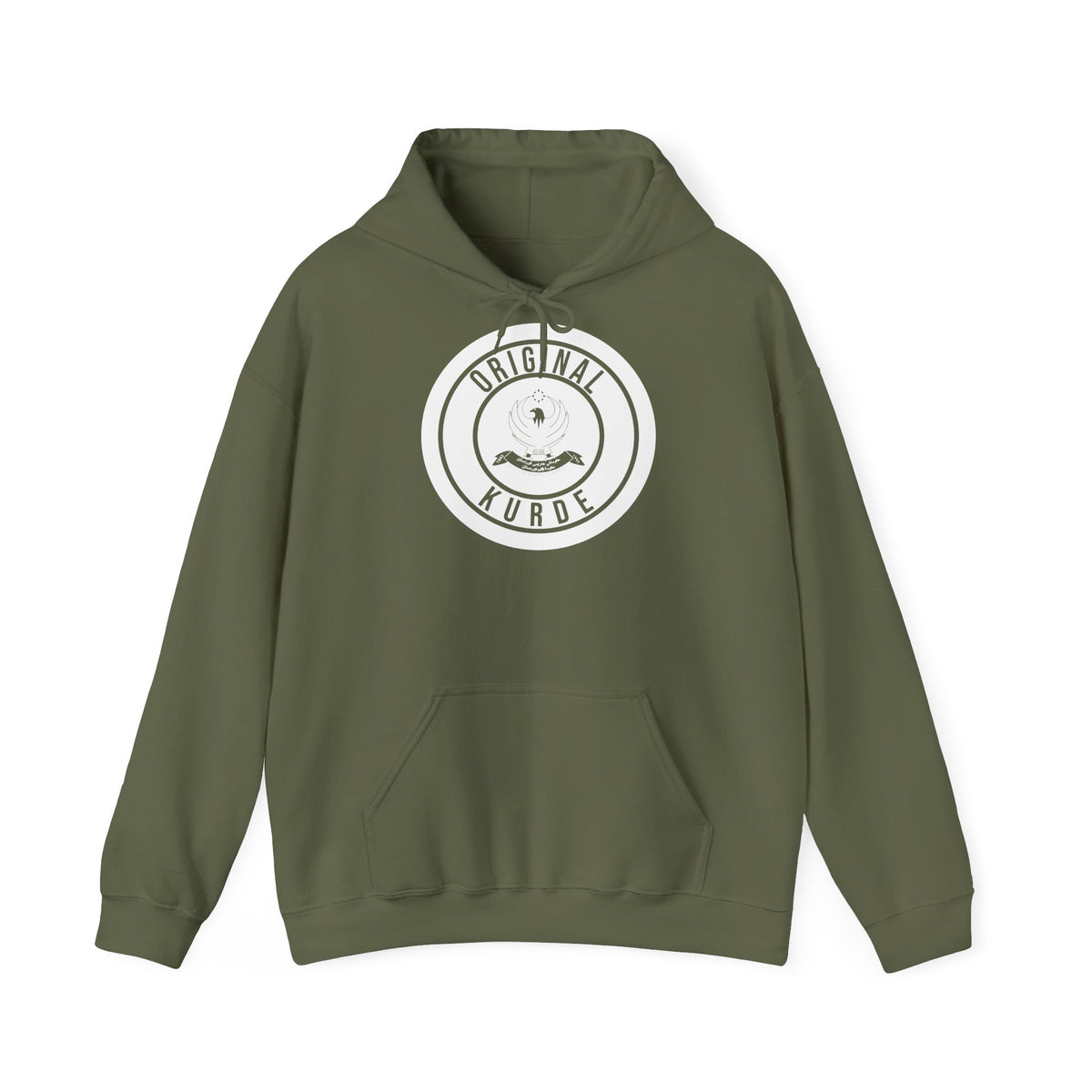 Kurdistan patria orgoglio stemma bandiera sport calcio regalo per tifosi - felpa con cappuccio unisex