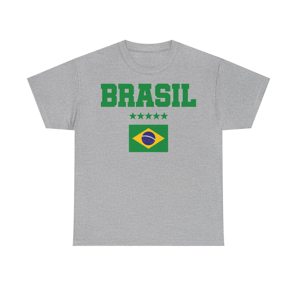 Brazil Brasilien Wappen Flagge Sport Fan Fußball Geschenkidee - Unisex T-Shirt