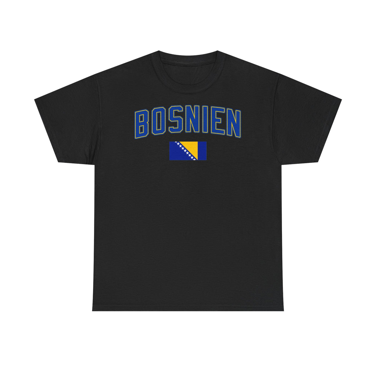 Bosnia Wappen Flagge Stolz Heimat Fußball fan Geschenkidee - Unisex T-Shirt